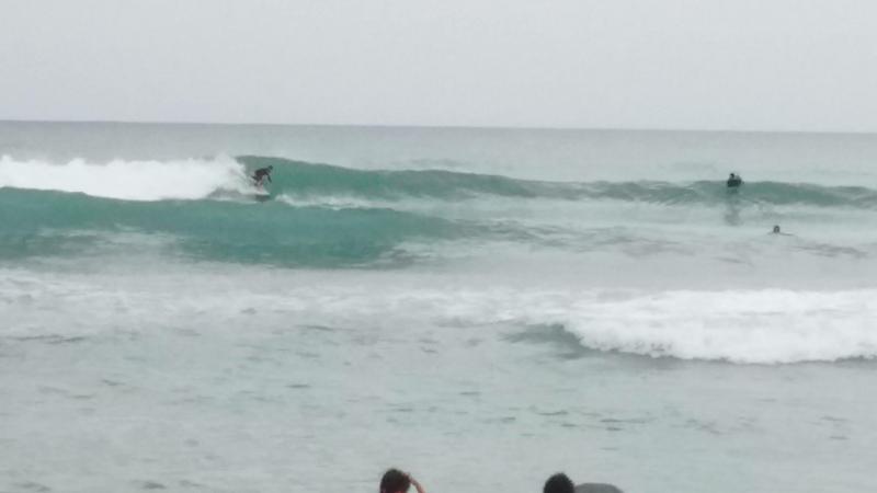 Surfing contest at Dome beach - rincon penthouse condos - vacation rentals